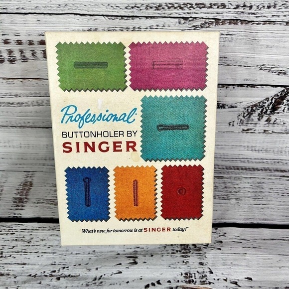 SINGER Professional Buttonholer 20 Cams 381116 for Slant 0 Matic Zig Zag Machine - Picture 2 of 16